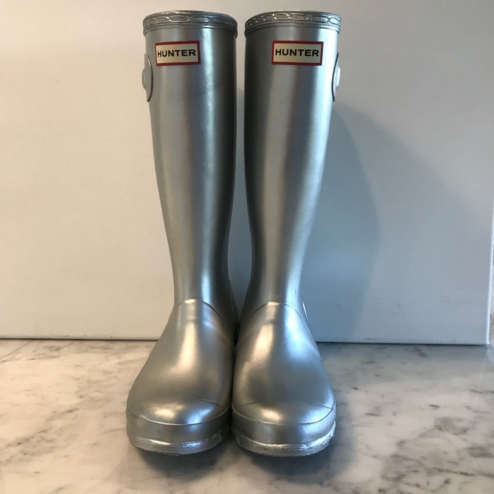 Silver Hunter Rain Boots